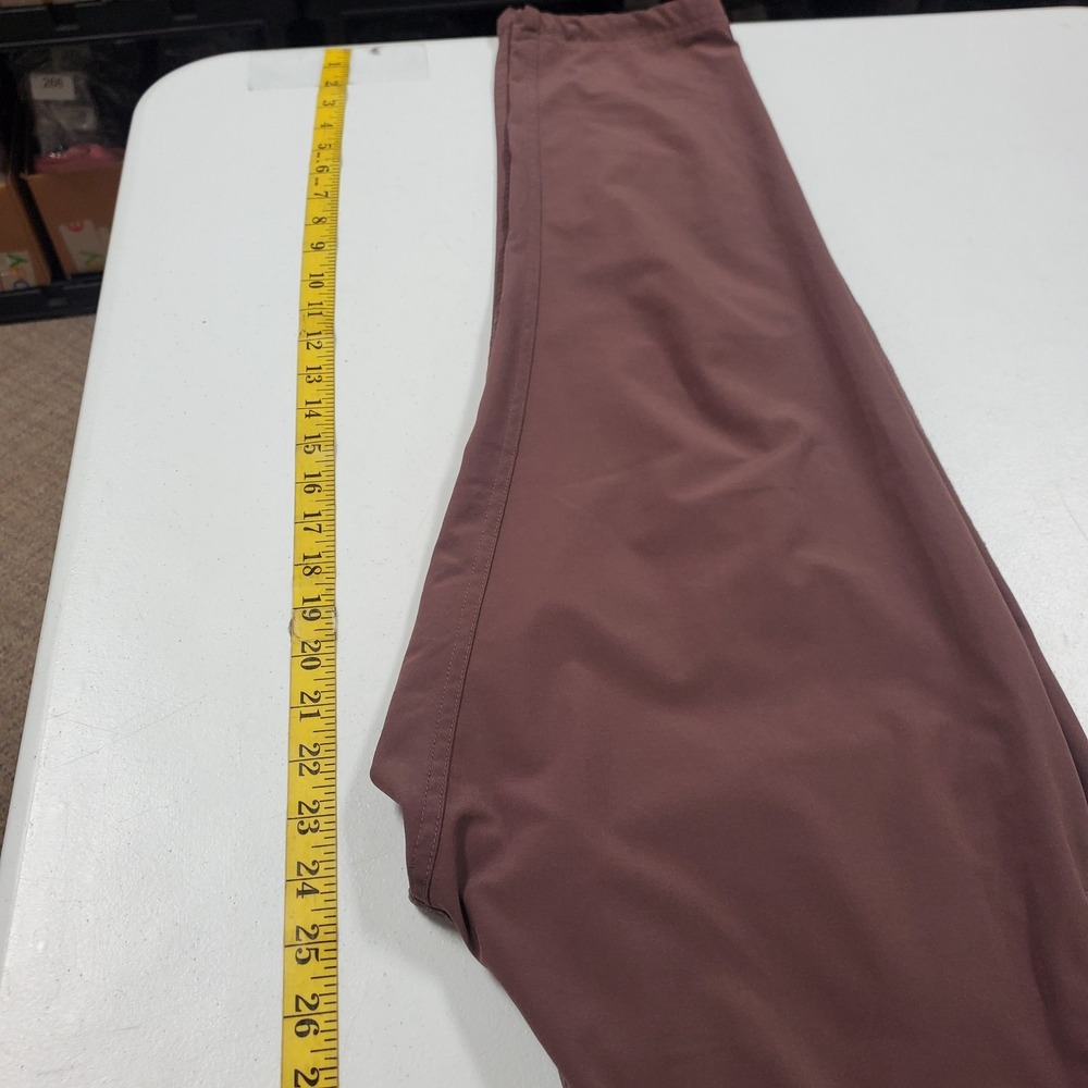 Free Fly Mens Pull On Drawstring Jogger Pants Size S Brown Athletic Zip Pockets - Picture 7 of 9